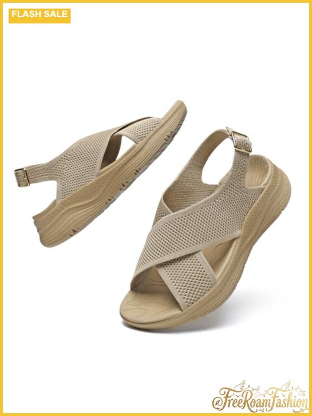 Orthopedic Slide Sandals with Arch Support, Breathable Mesh, Recovery Sport